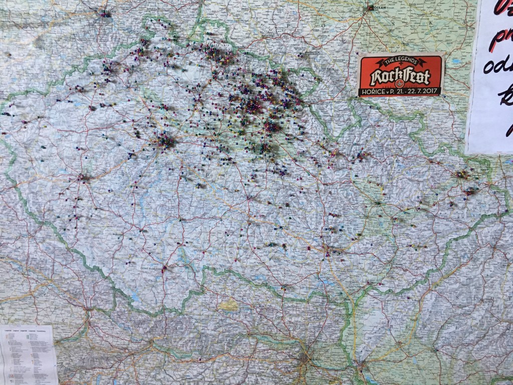 Mapa republiky s účastníky